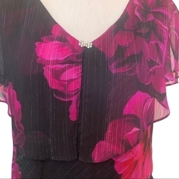 SLNY tiered floral dress - Picture 4 of 5